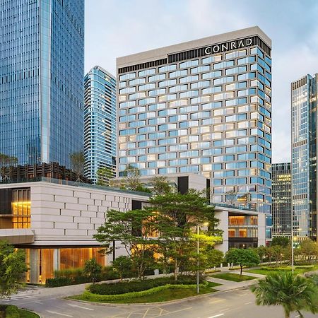 Conrad Shenzhen, The First Art Museum Hotel In Greater Bay Area With The Stunning Bay And Sunset View In The Hotel Terrace Buitenkant foto