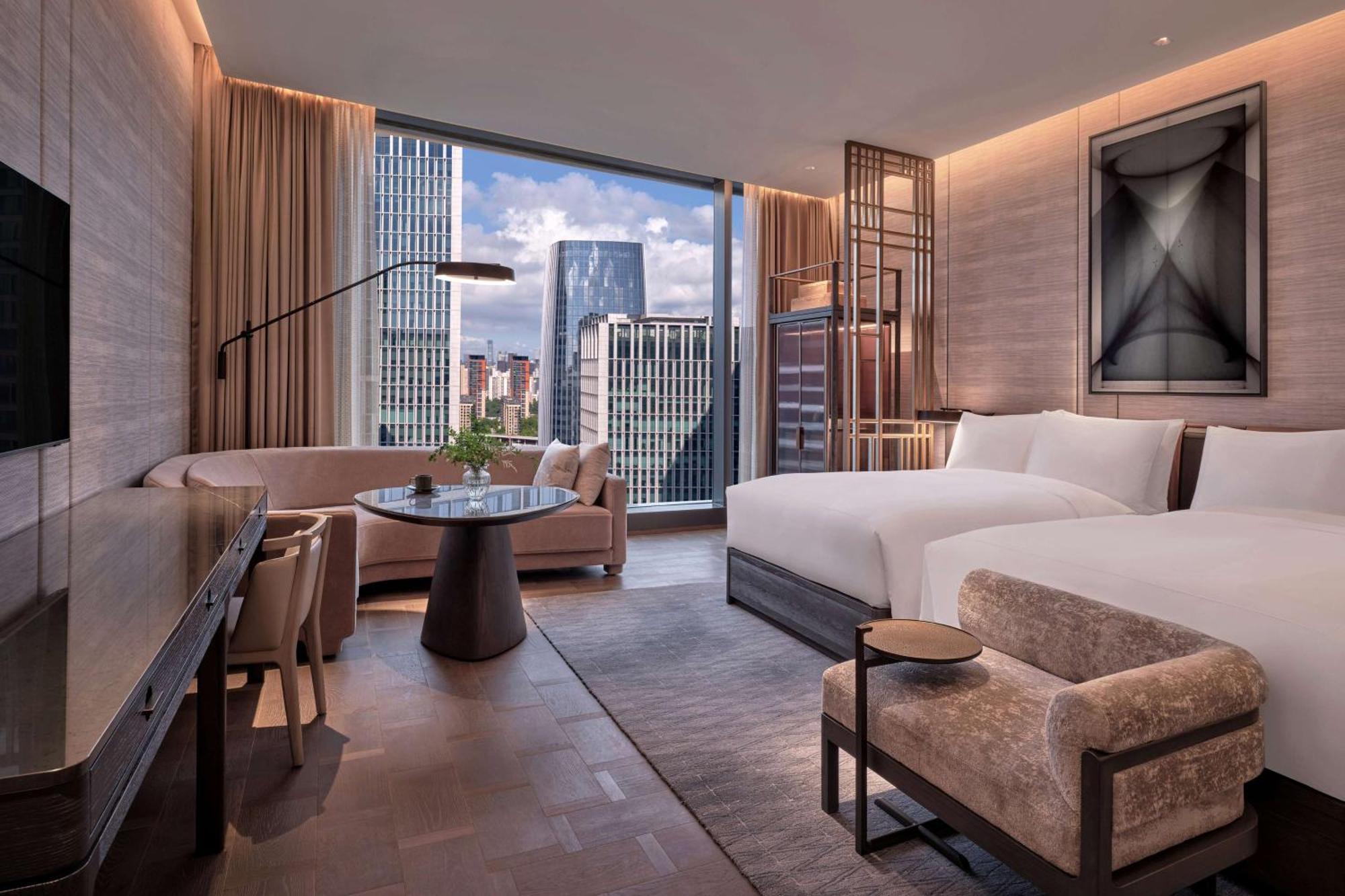 Conrad Shenzhen, The First Art Museum Hotel In Greater Bay Area With The Stunning Bay And Sunset View In The Hotel Terrace Buitenkant foto