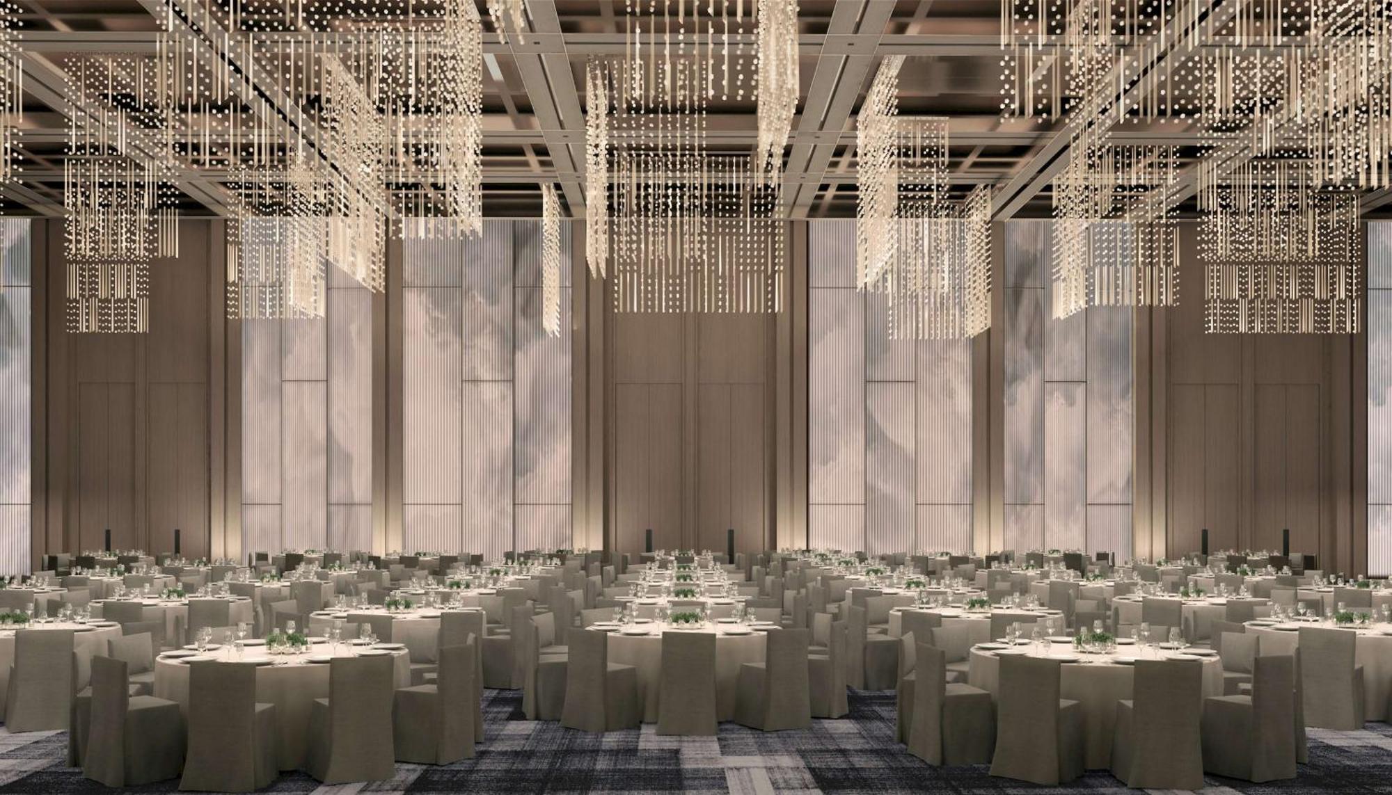 Conrad Shenzhen, The First Art Museum Hotel In Greater Bay Area With The Stunning Bay And Sunset View In The Hotel Terrace Buitenkant foto