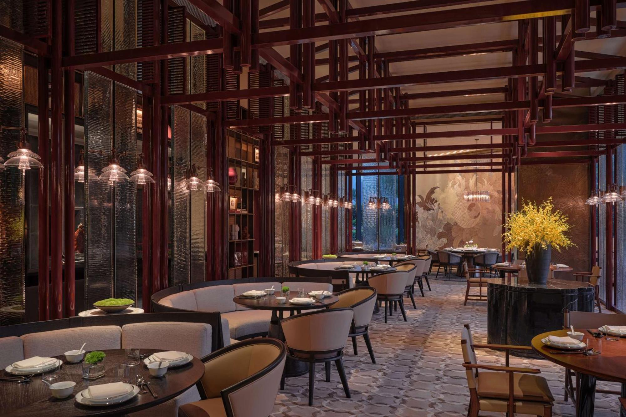 Conrad Shenzhen, The First Art Museum Hotel In Greater Bay Area With The Stunning Bay And Sunset View In The Hotel Terrace Buitenkant foto